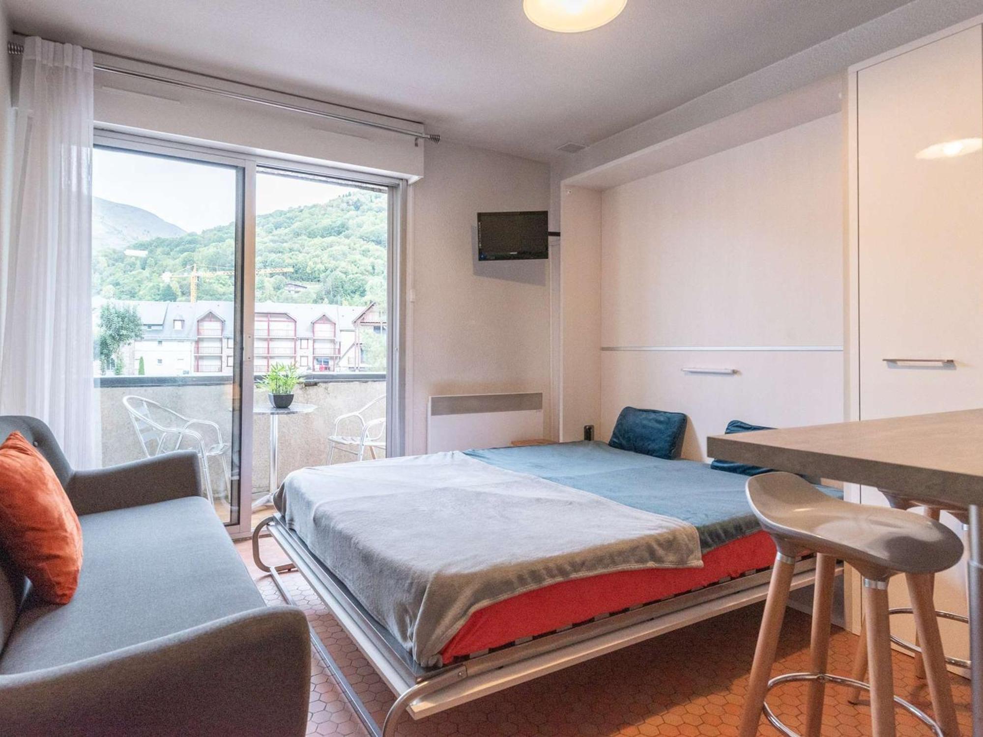 Charmant Studio Cabine 4 Pers. Avec Balcon, Proche Centre Et Thermes A Saint-Lary-Soulan - Fr-1-296-231 Екстериор снимка